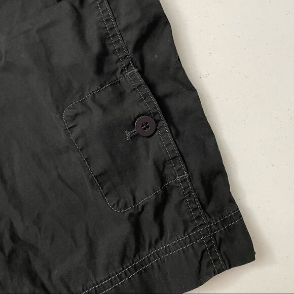 J.JILL Women’s Genuine Fit at Waist Bermuda Shorts Black w/ drawstring sz 8 - Picture 5 of 12